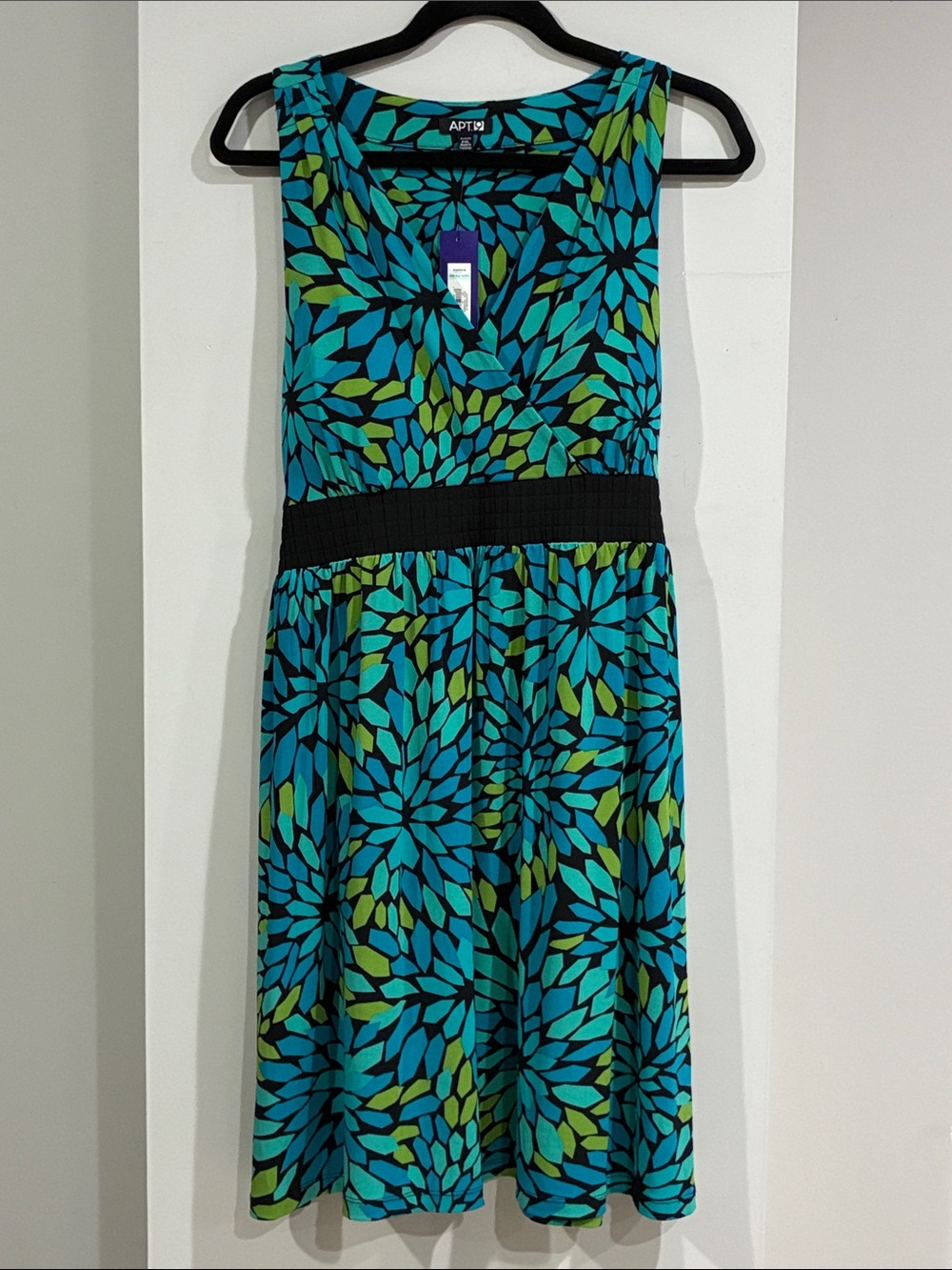 Apt. 9 Teal, Blue & Green NWT Floral Sleeveless Dress